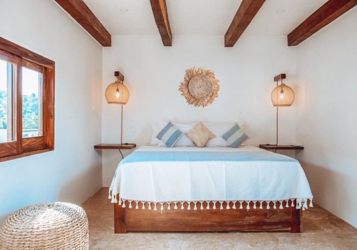 Handwoven Comfort, Serene Design