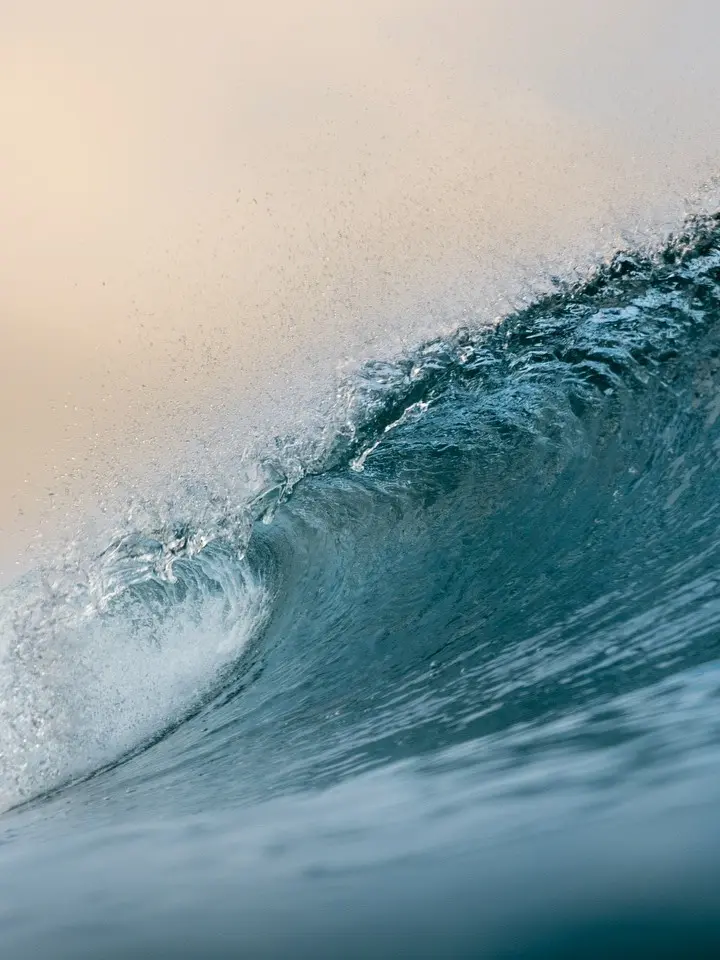 A golden wave curls through sunlight near Sayulita’s shore—shimmering grace along the Riviera Nayarit Horizon Trail.