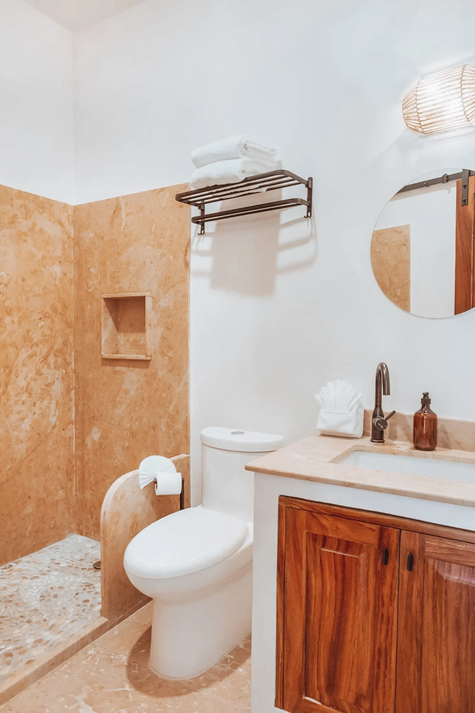 Baño | Ducha de Lluvia en Mármol