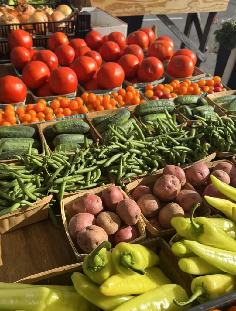 Colorful fruit stands brighten the jungle road toward Sayulita, offering fresh fruit and a glimpse of daily life along the Nayarit coastal corridor.