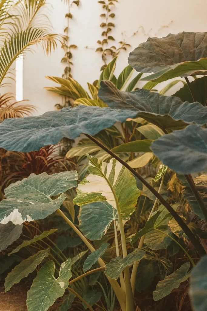 Sunlight dances on lush foliage in Amari’s garden event space— a nature-immersed outdoor venue for gatherings and gracious lodging.