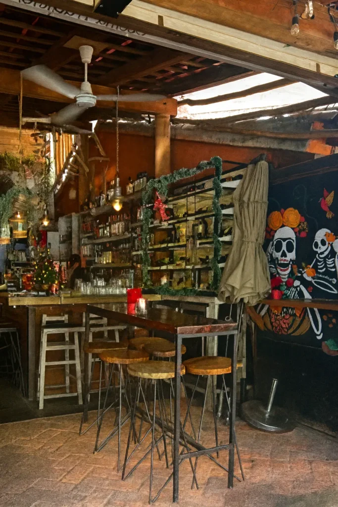 Music and murals set the scene at Kahlo Bar — a vibrant mezcal hangout near Amari Luxury Retreat Sayulita on Mexico’s Riviera Nayarit.