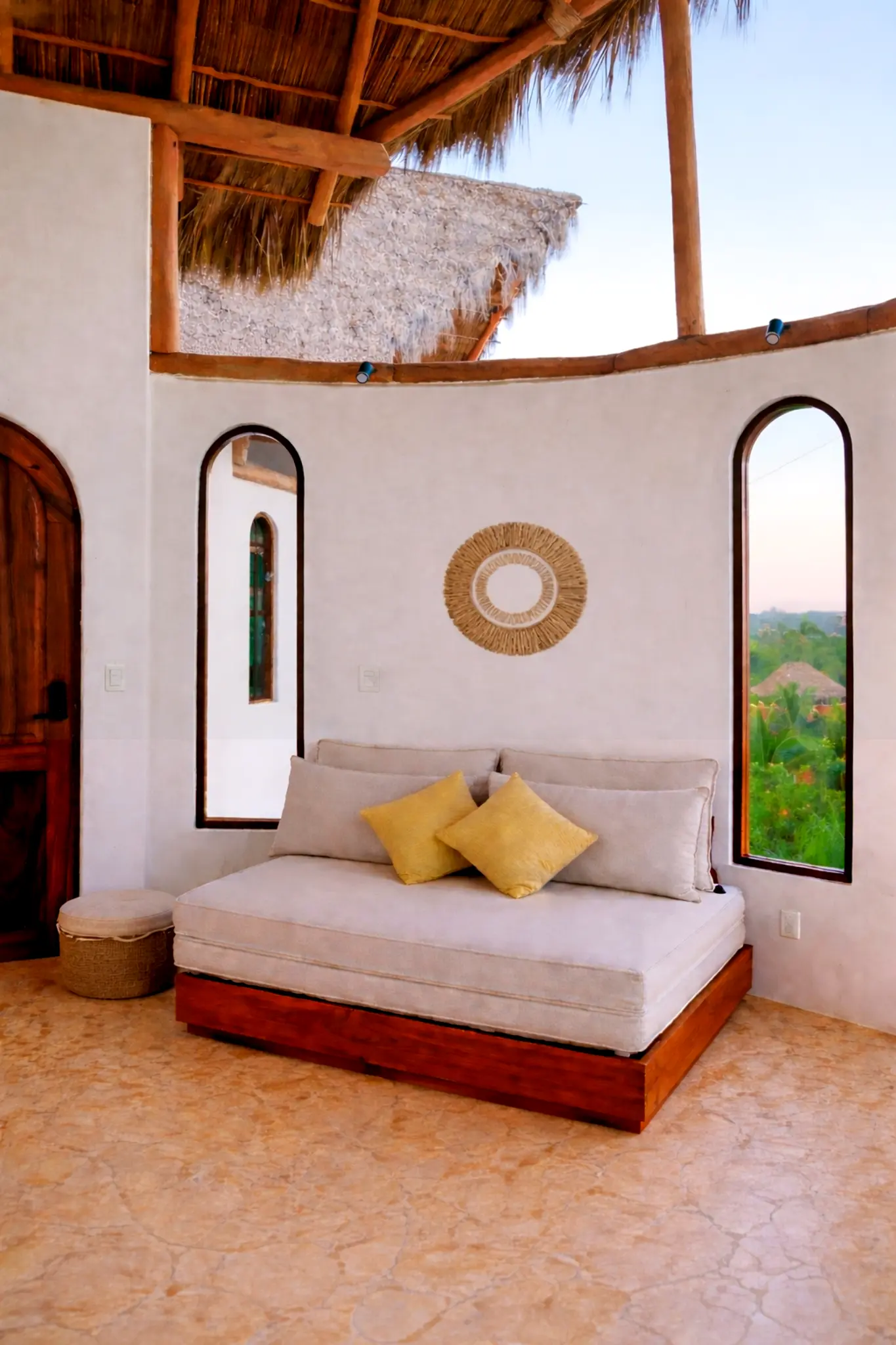 Golden-Hour Daybed Lounge for Slow Mornings and Sunset Unwinds