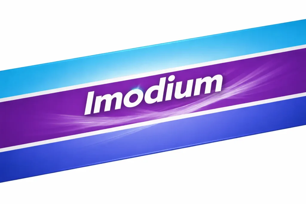 Anti-diarrheal medication packaging, a wise just-in-case item to pack for digestive comfort while traveling in Mexico.